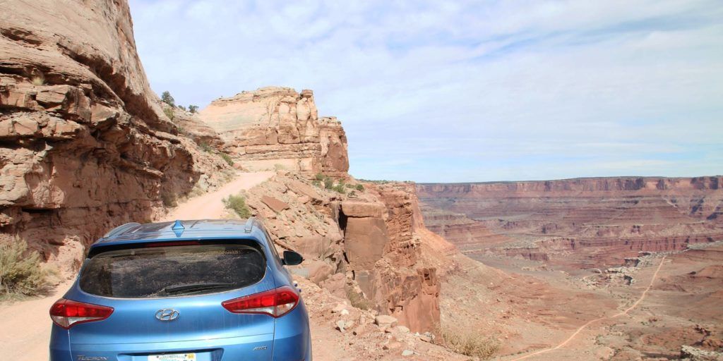 Shafer Canyon Road im Canyonlands Nationalpark