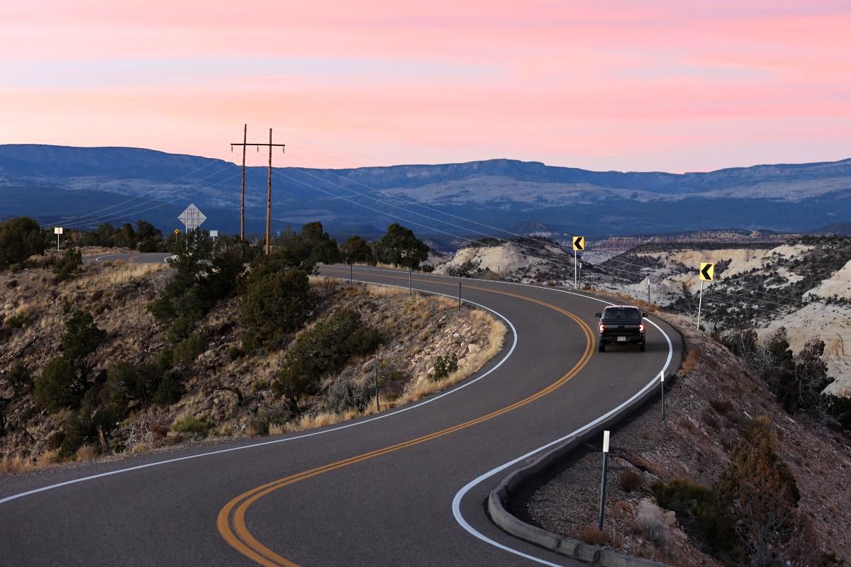 Utah Highway 12 auf dem Hogback