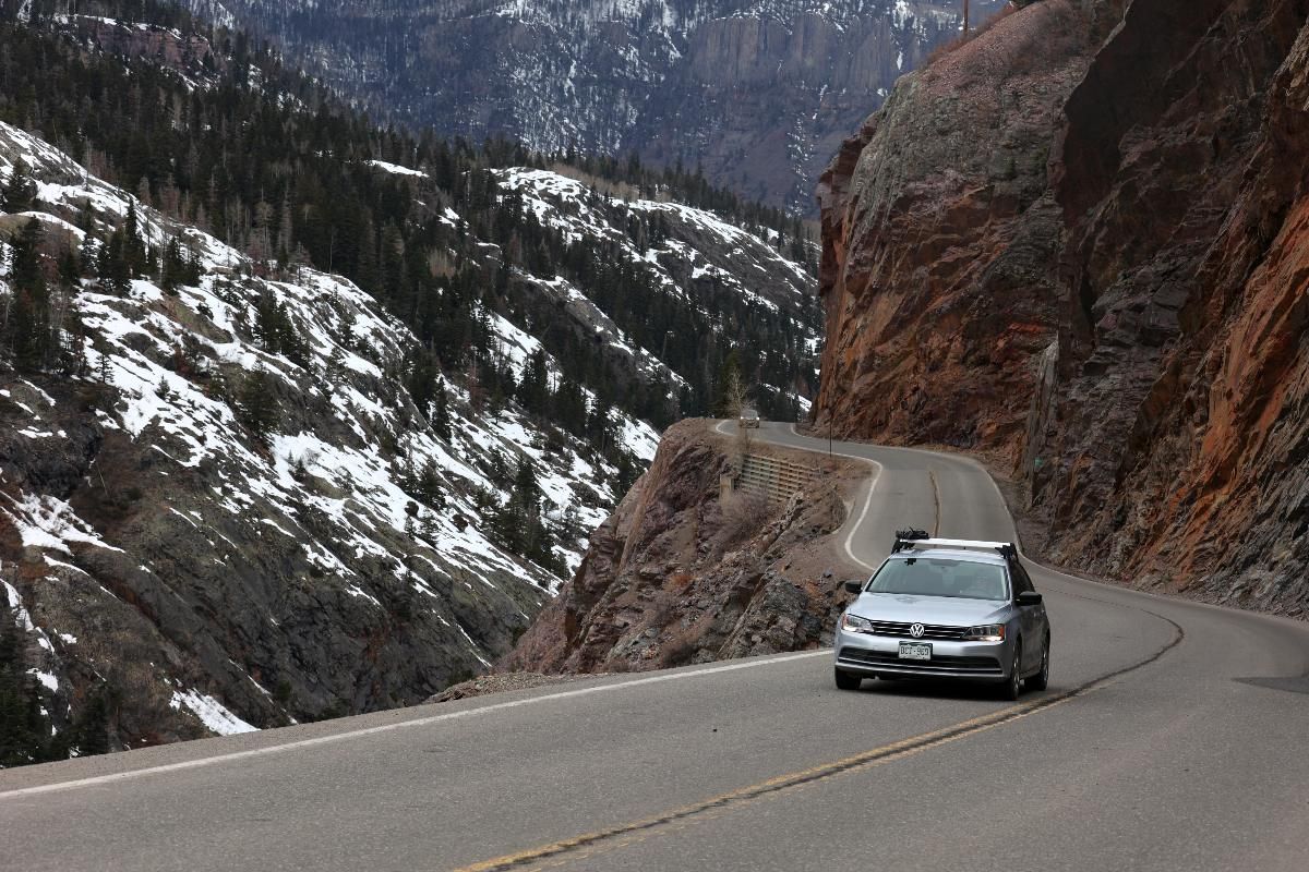 Eine der gefährlichsten Straßen: Million Dollar Highway