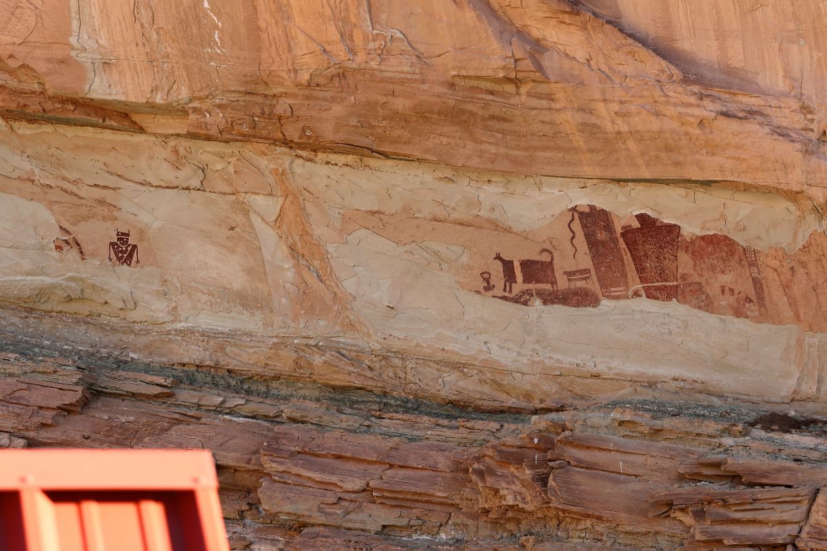 Temple Mountain Pictograph Panel