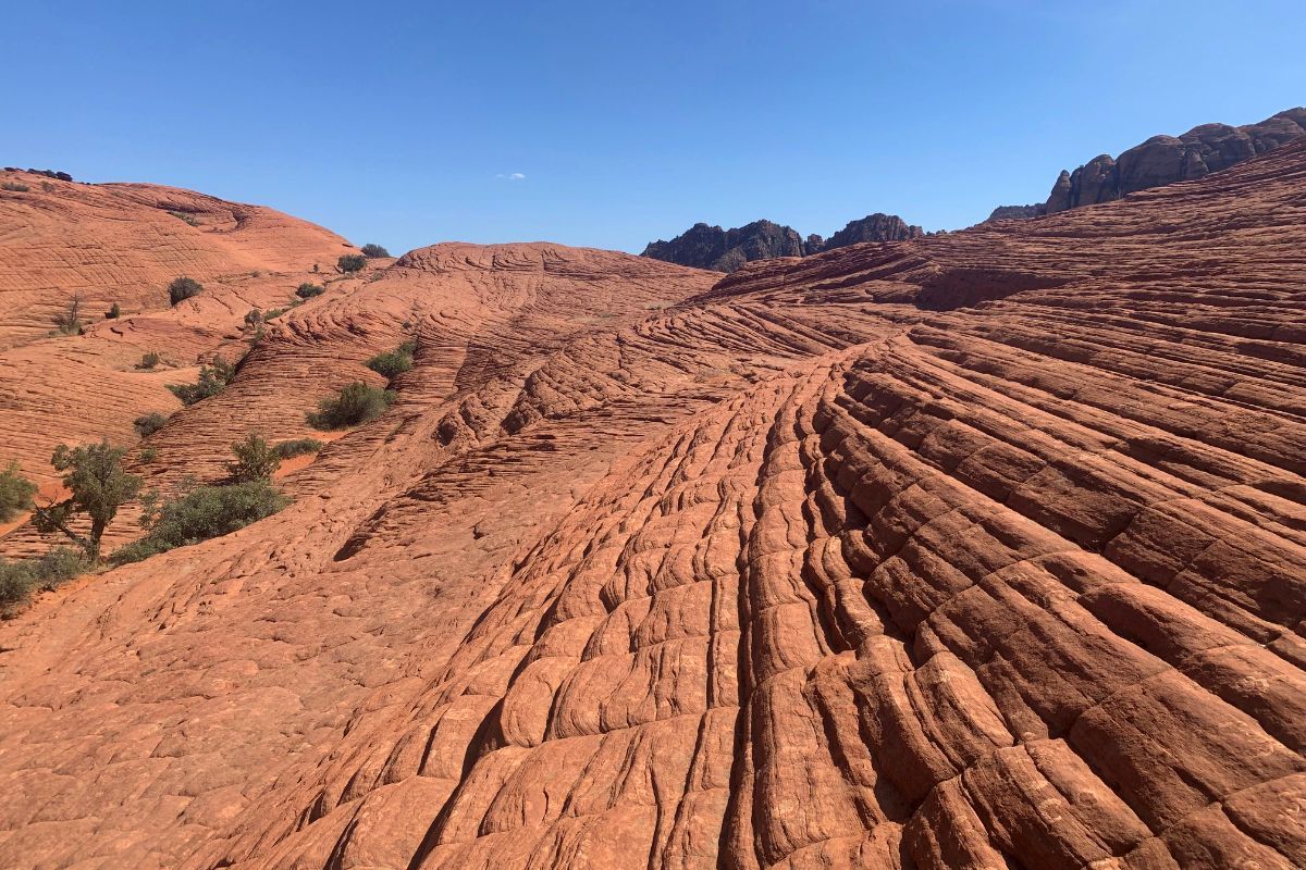 Versteinerte Sanddünen im Snow Canyon