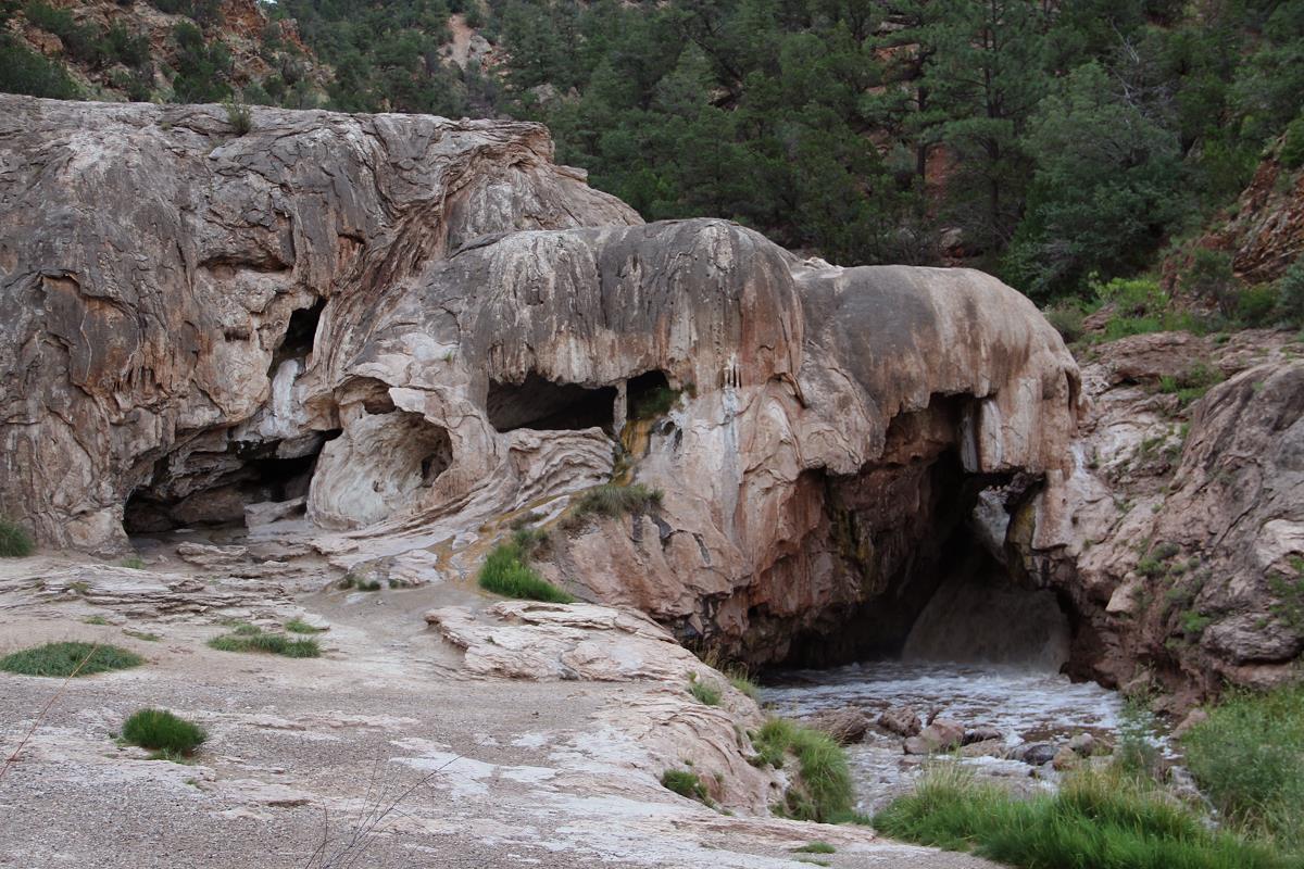 Soda Dam am Jemez Mountain Trail